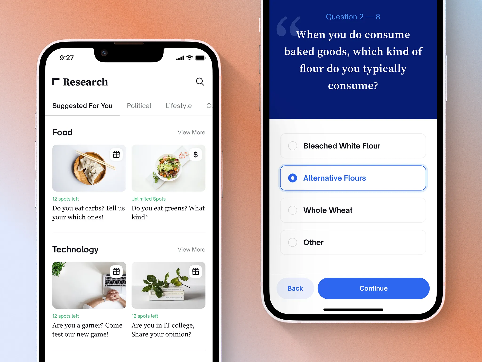 Freelance interface design by Adhe