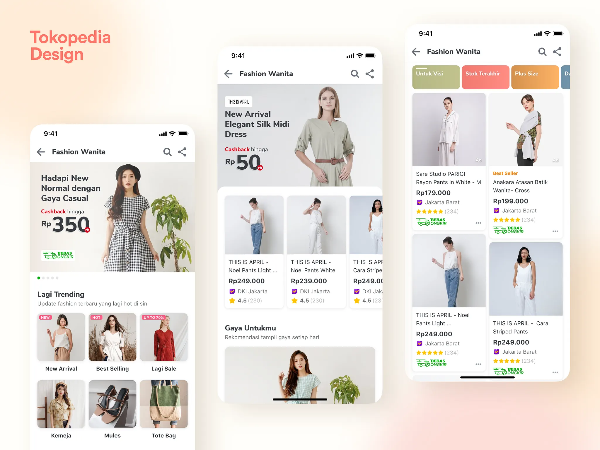 Freelance interface design by Adhe